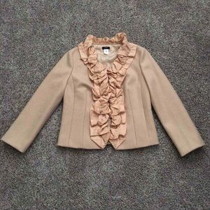 100% Wool J Crew Jacket with Silk detailing